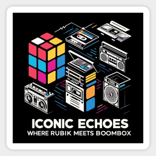 iconic echoes Magnet